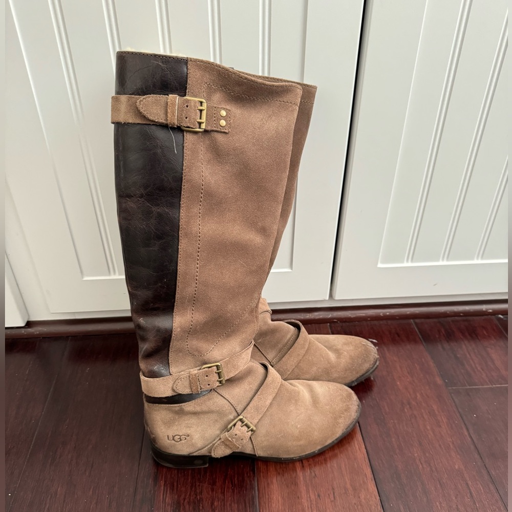 UGG Suede Riding Boots